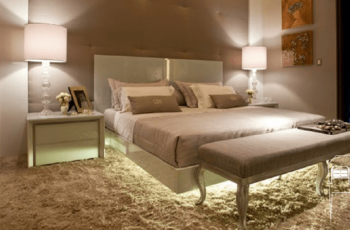 iluminação para móveis cama arte da marcenaria moderna